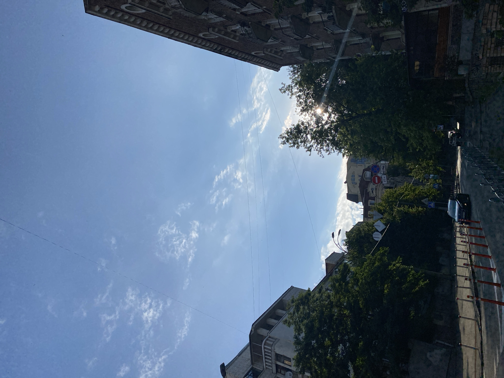 Urban streetscapes and architecture across a single morning