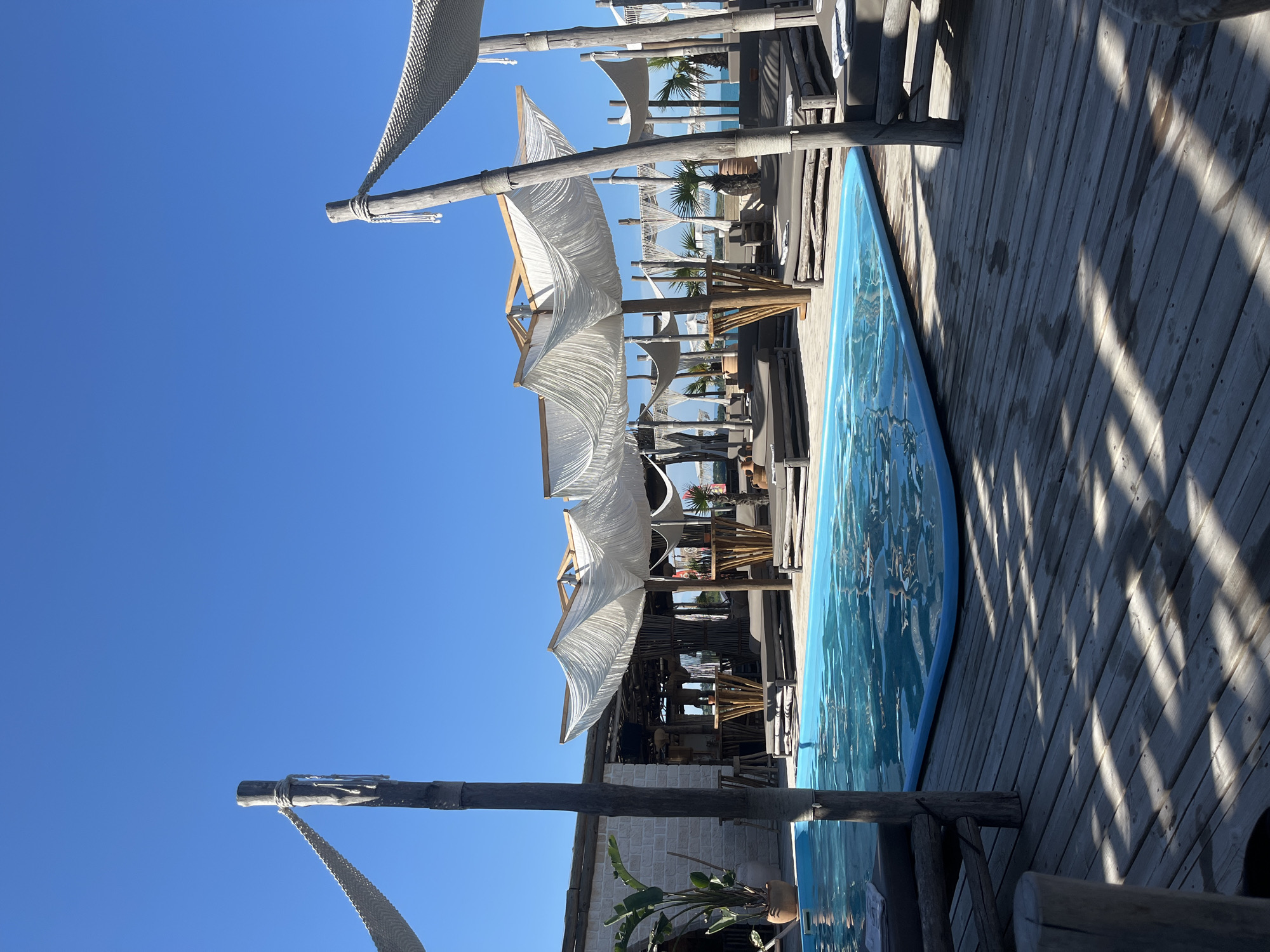 Afternoon leisure time documented at Sozopol beach resort