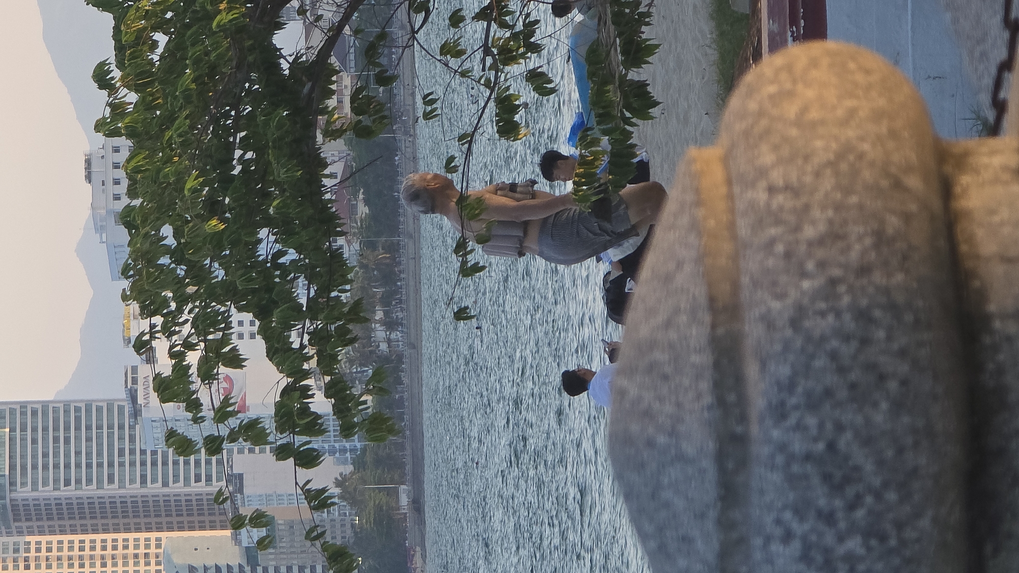 Daily life scenes captured along Nha Trang waterfront