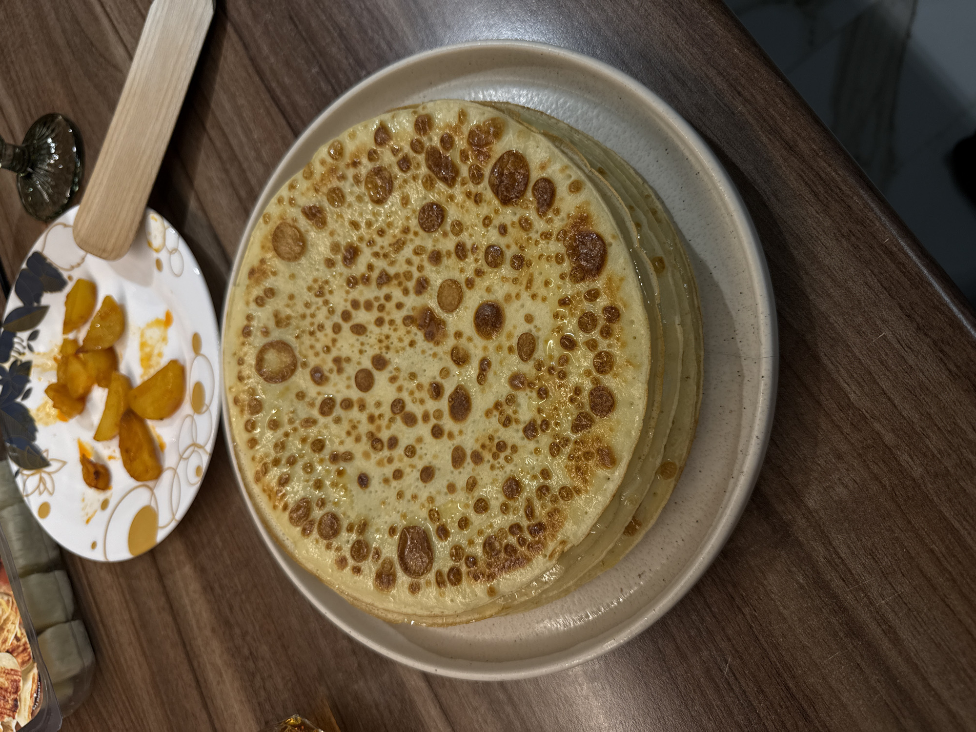Food and drinks shared during social gathering in Sofia