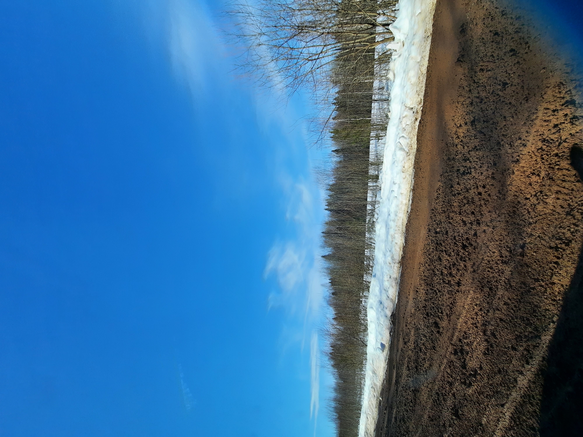 Rural muddy conditions observed near Архангельское, Russia