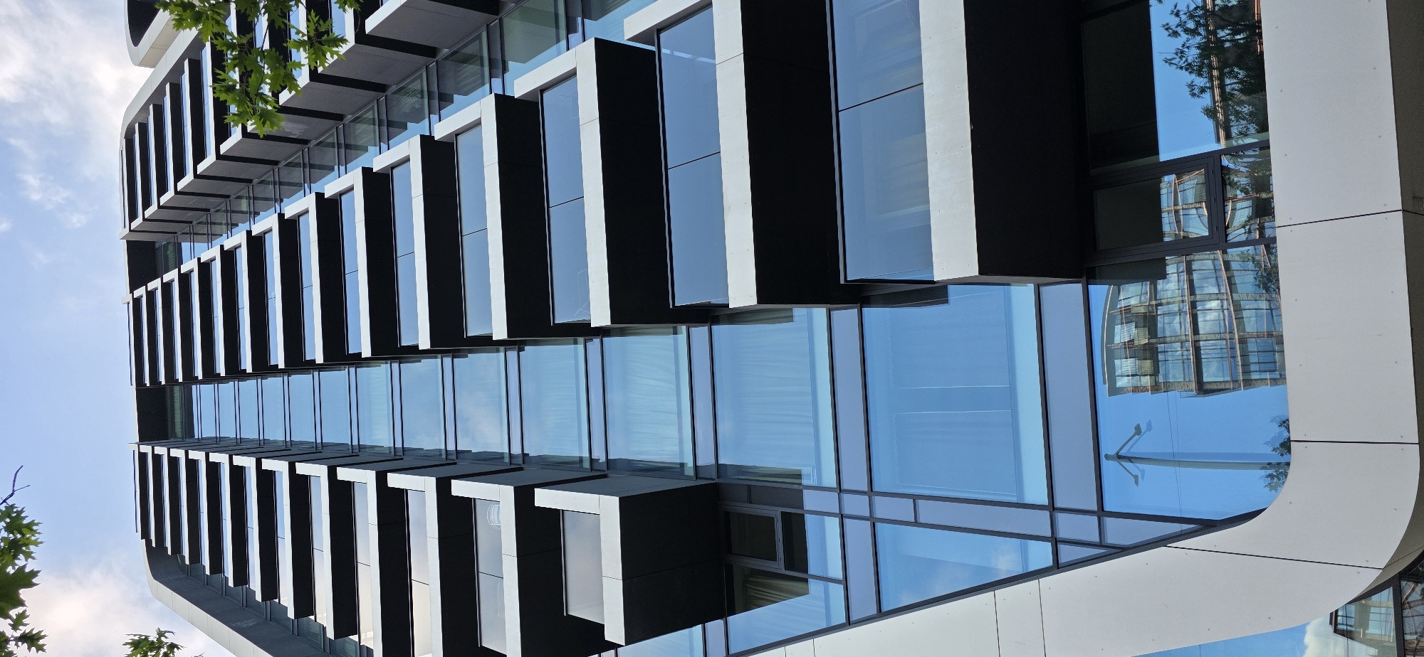 Modern building architecture documented in Sofia, Bulgaria