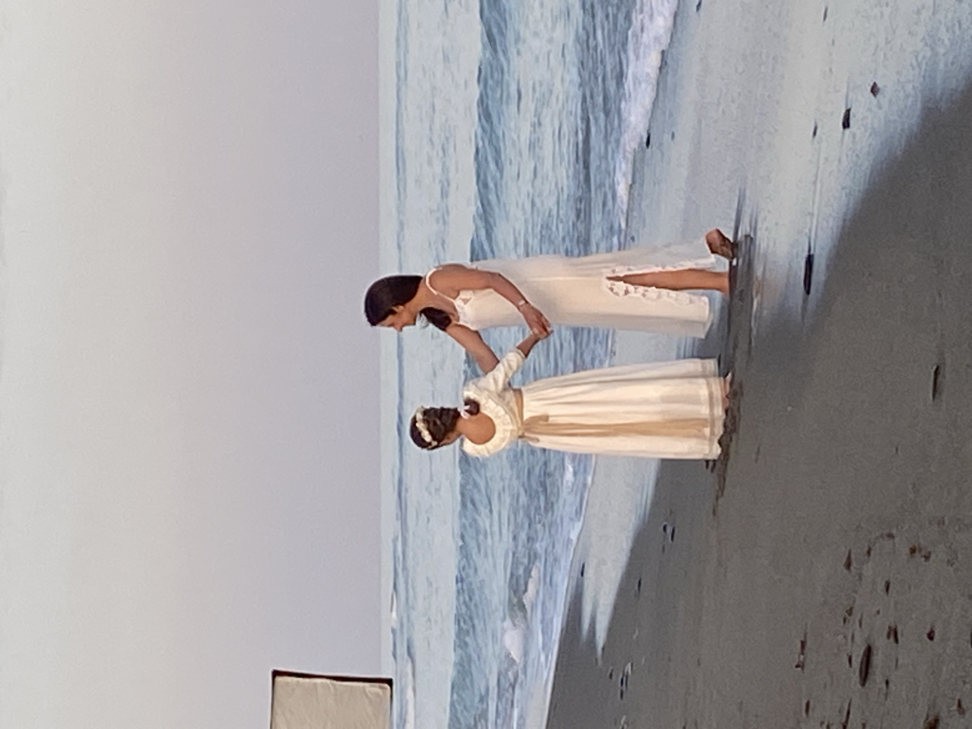 Golden hour photoshoot on Estepona's Mediterranean beach