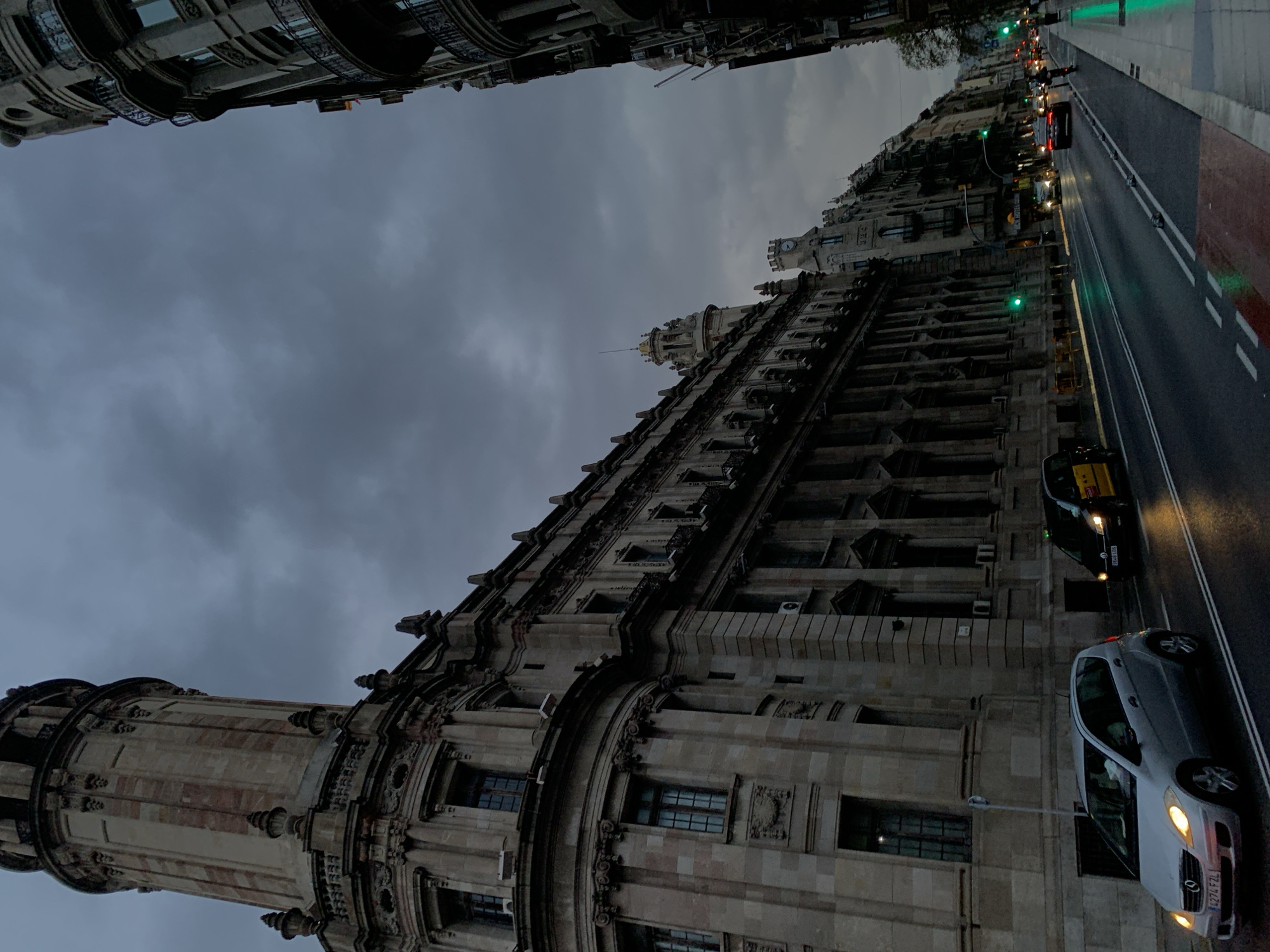 Tourist documents Barcelona historic district walk, monuments and shops