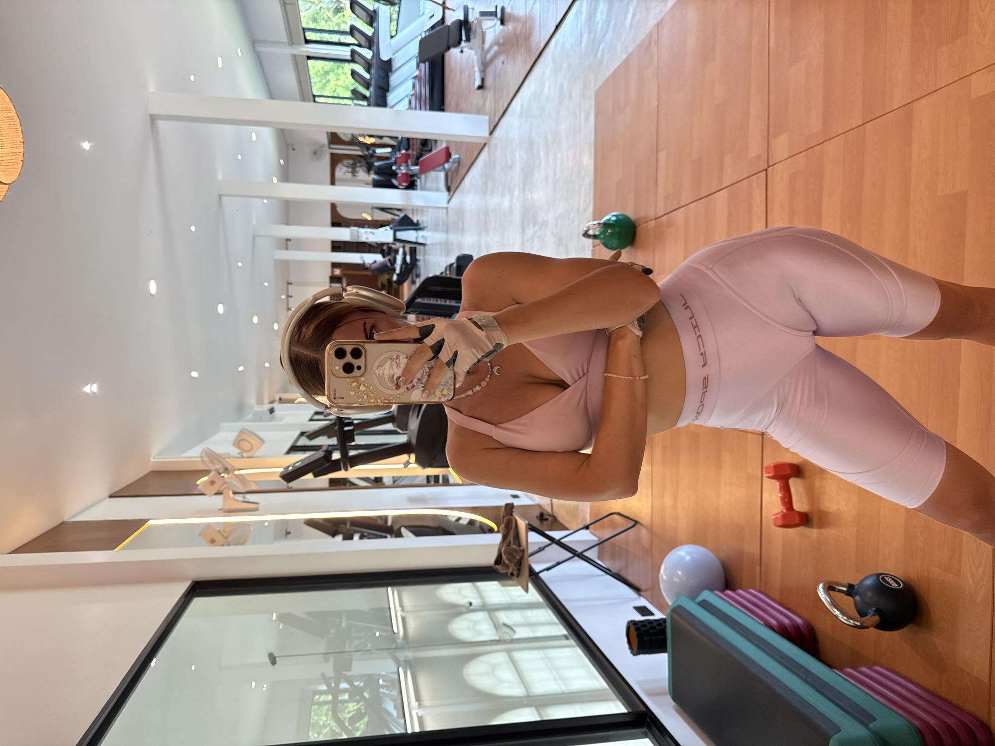 Woman exercises at Ko Phangan fitness center