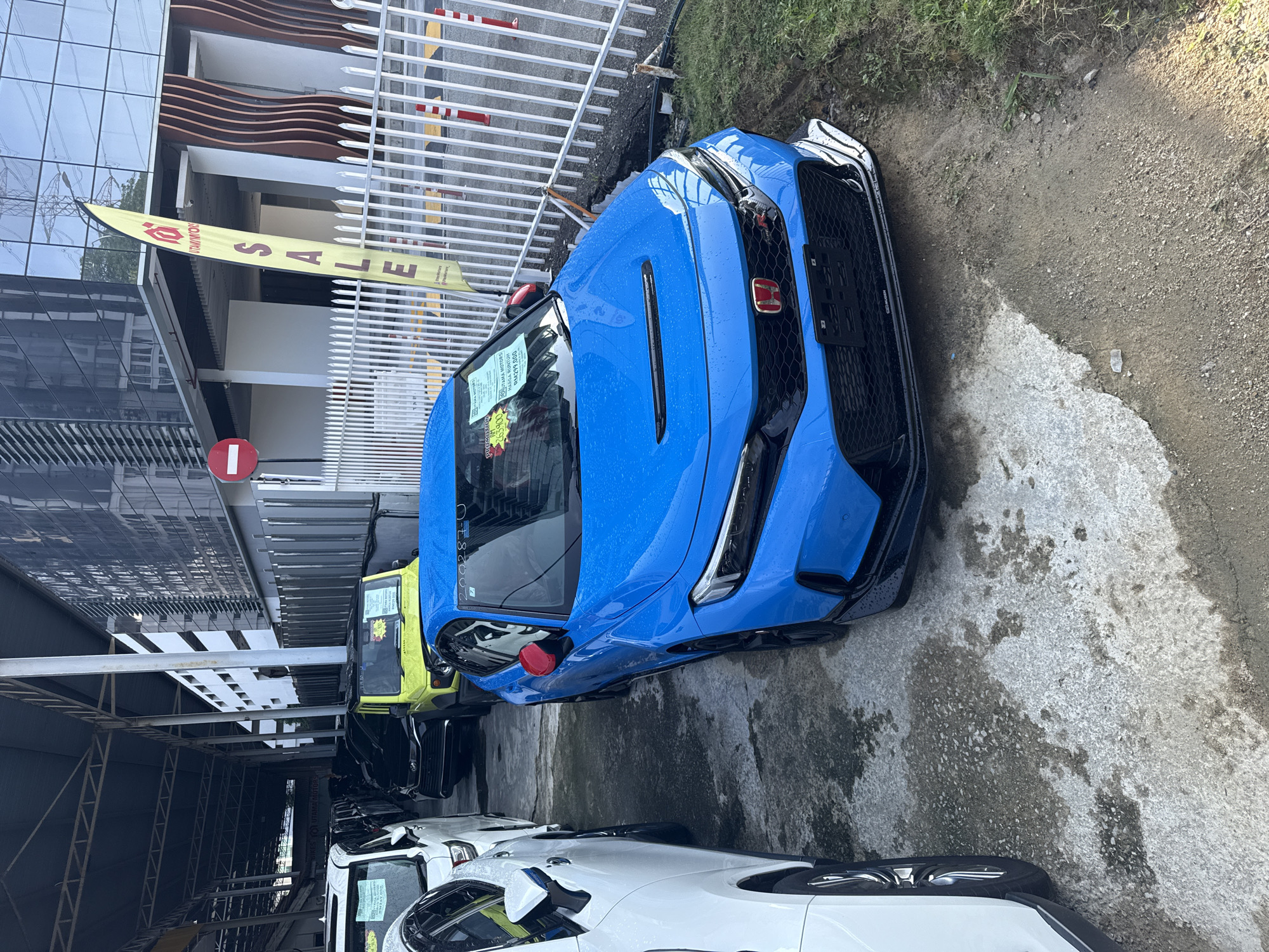Honda Civic Type R on display at Kuala Lumpur dealership