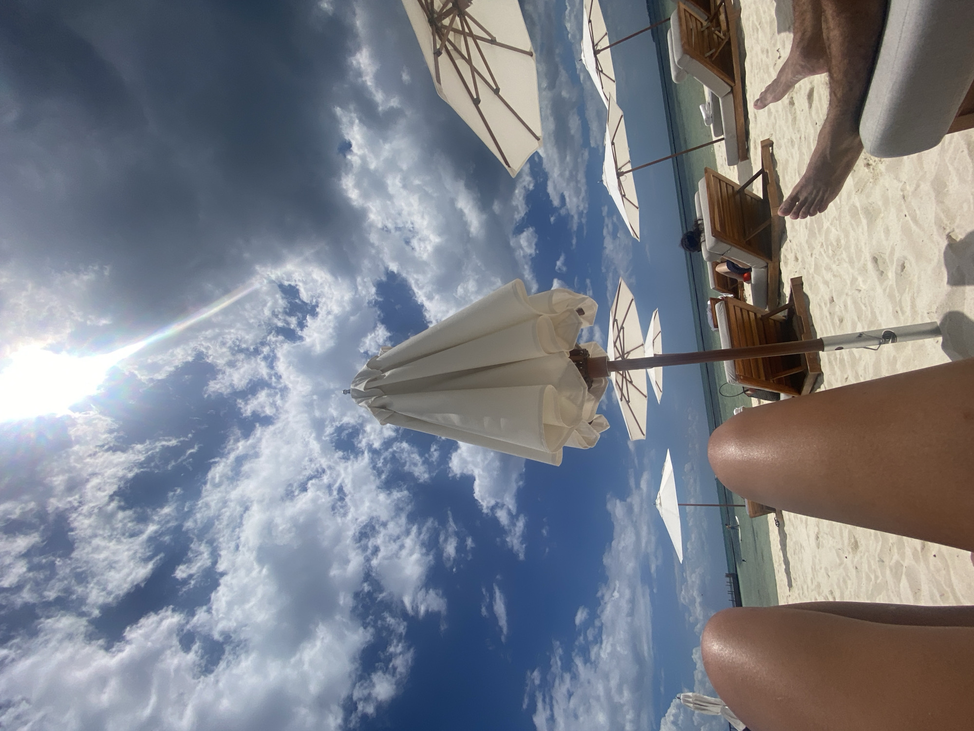 Children swimming at Marina Maroma pool, Mexico