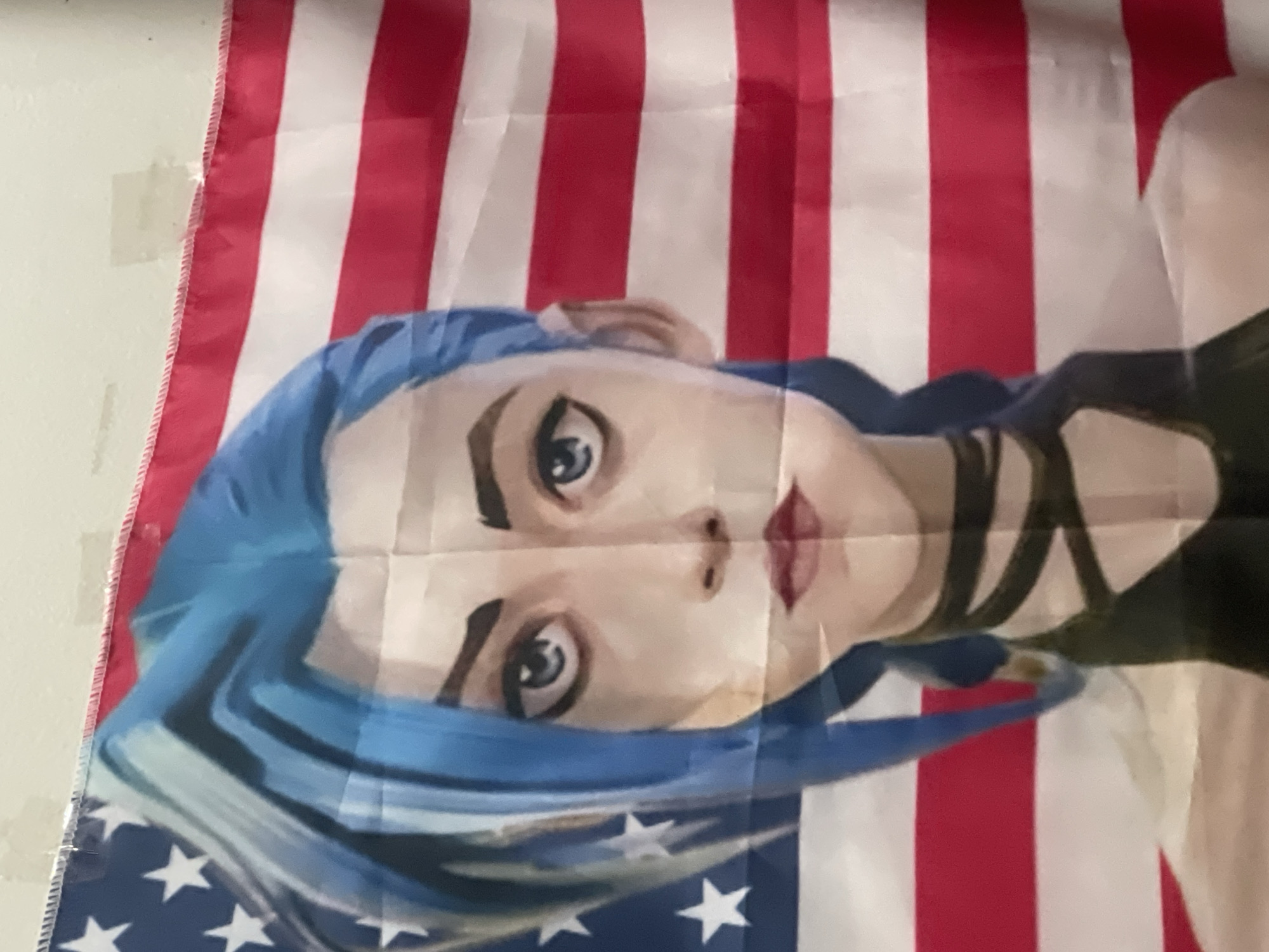 Custom Arcane character flag spotted in Denpasar, Indonesia