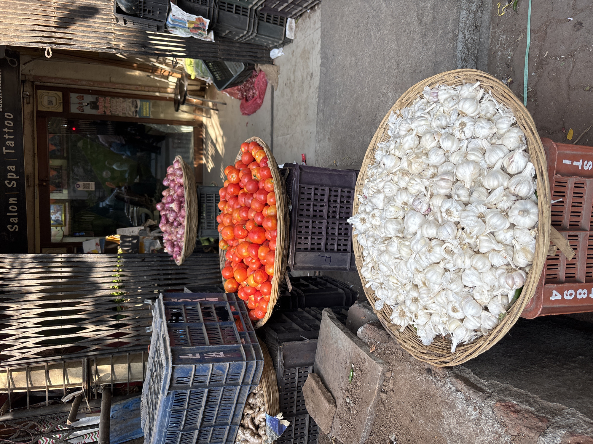 Daily street commerce and life documented in Ambernath, India