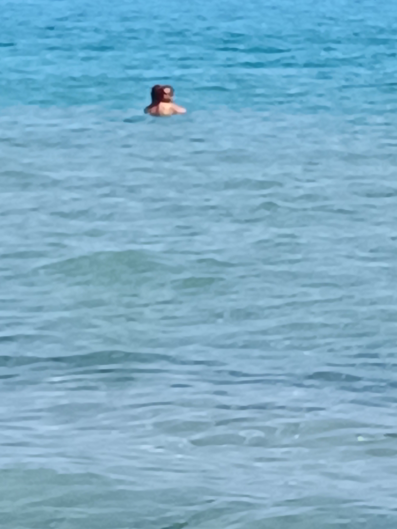 Calm summer morning on the beach in Obzor, Bulgaria