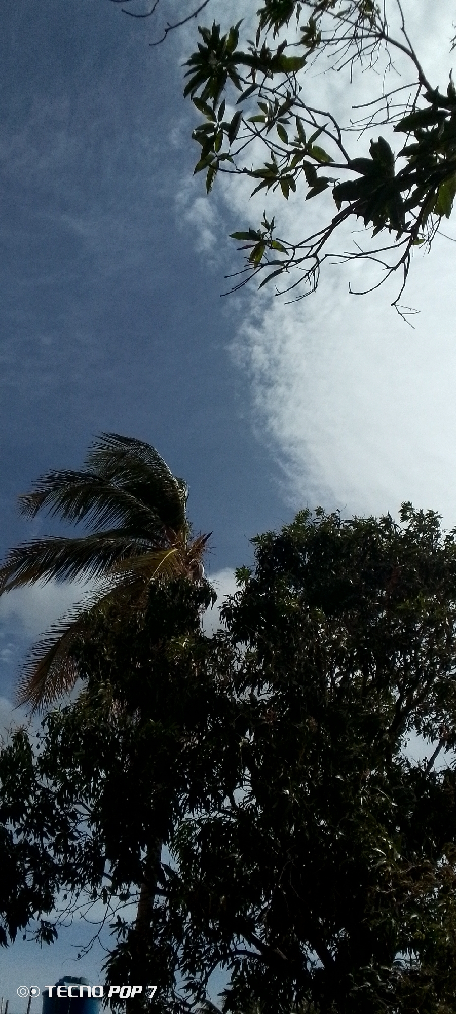Witness documents cloudy afternoon sky in Altagracia, Venezuela