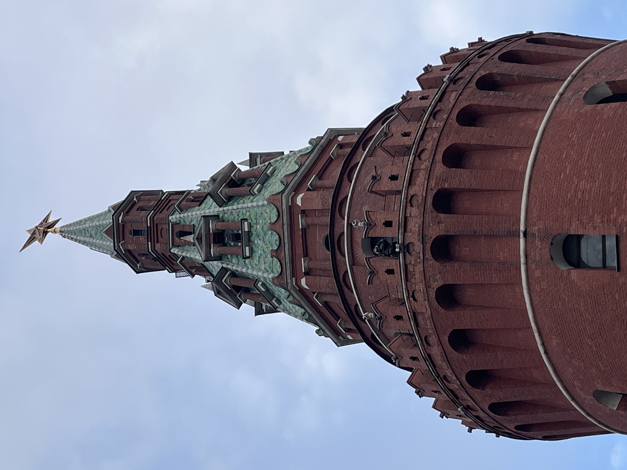 Moscow residents document salon visit and Kremlin sightseeing