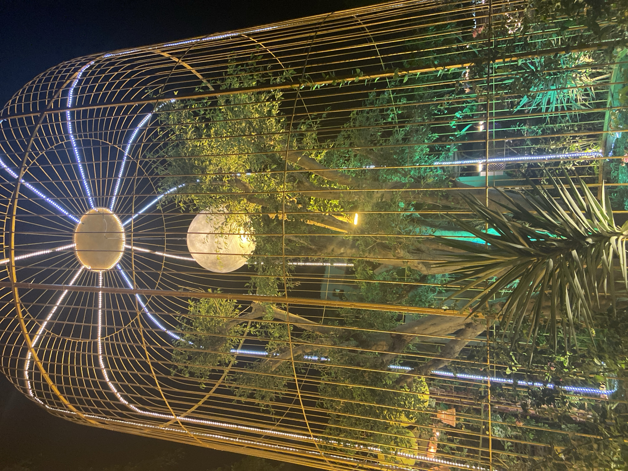 Evening DJ event with decorative installations in Tay Nha Trang