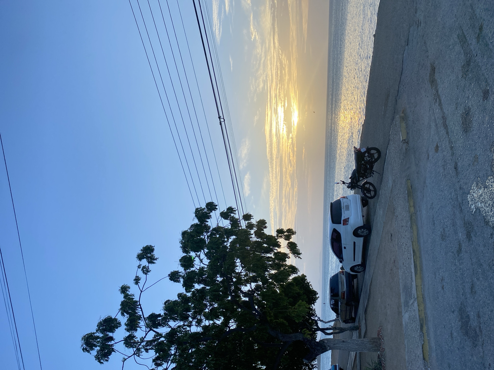 Coastal scenes captured in Juan Griego, Venezuela during sunrise/sunset