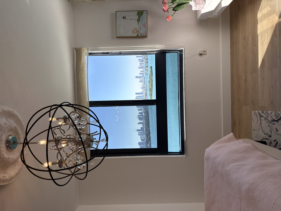 Miami Beach room interior documented with cityscape view