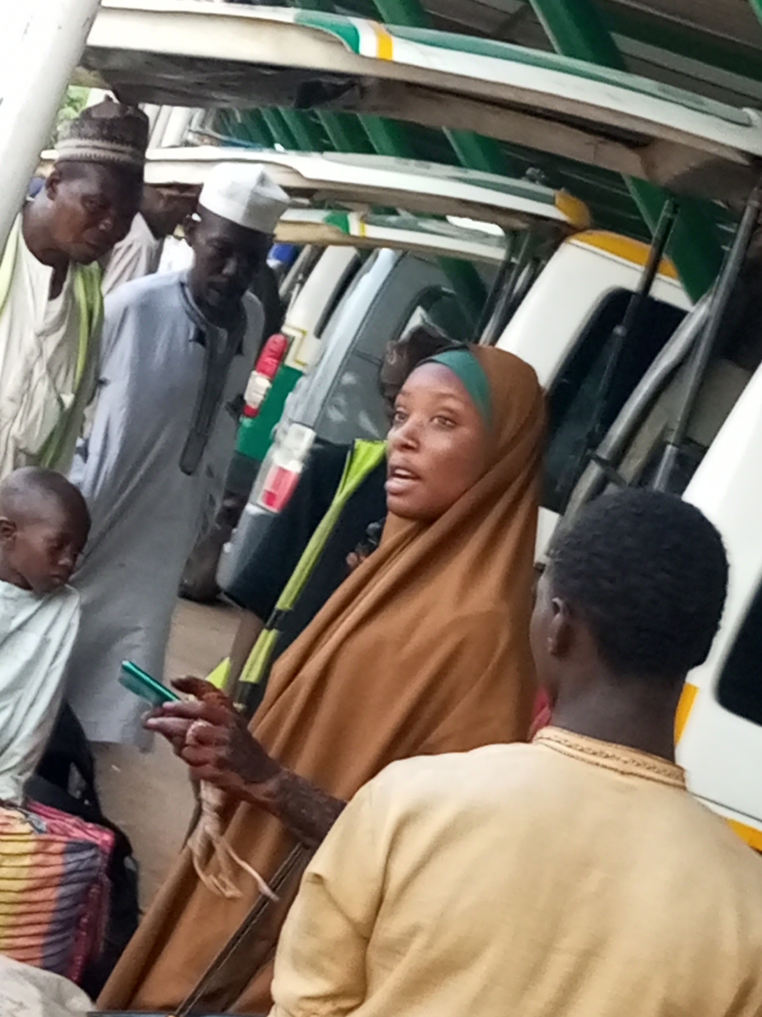 Morning hustle at Gombe's transport hub, Nigeria