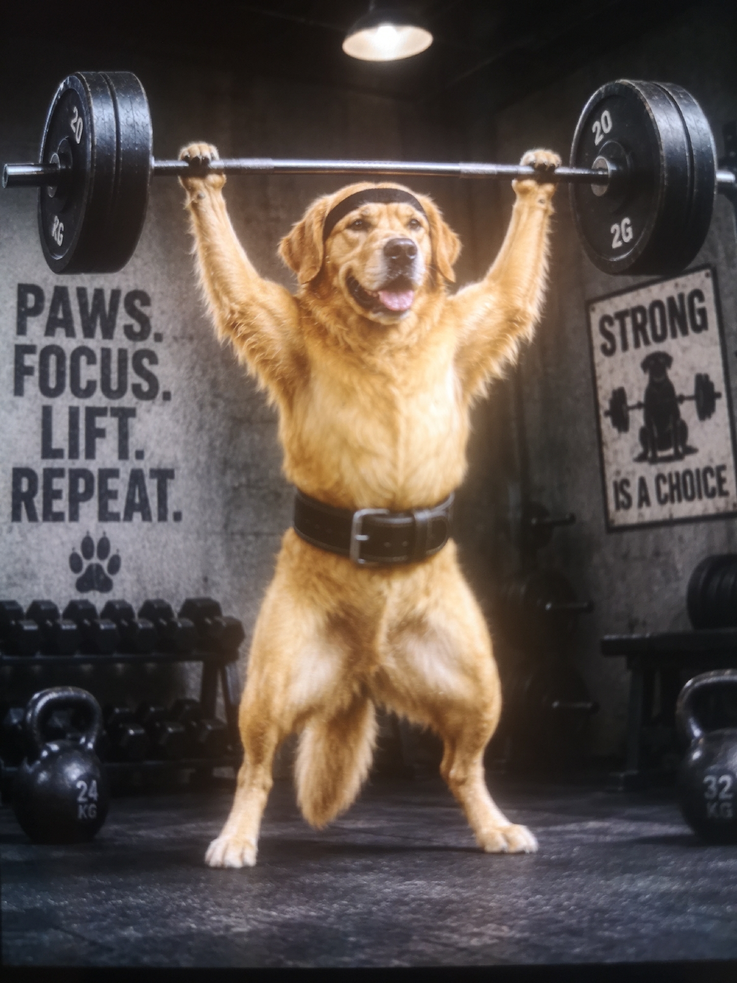Animals portrayed in surreal vacation and fitness digital imagery