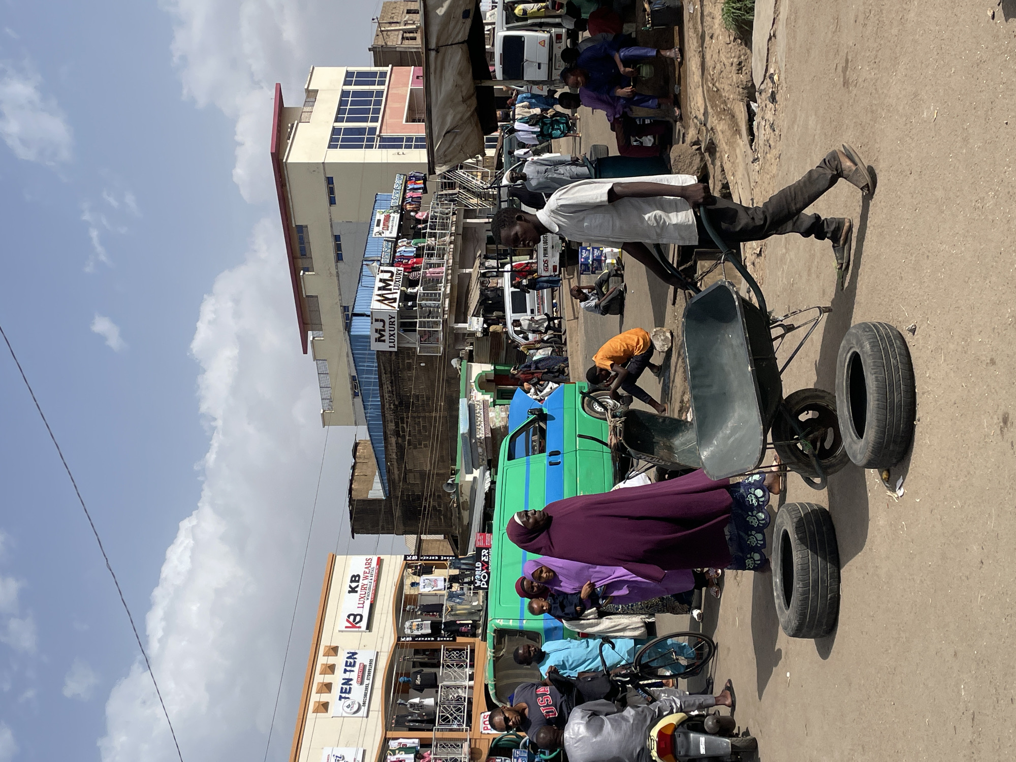 Commercial activity documented in Jos, Nigeria street scenes