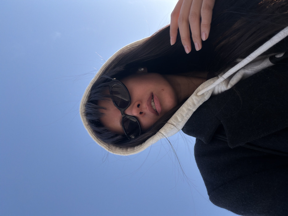 Portrait photograph captured against clear Moscow sky