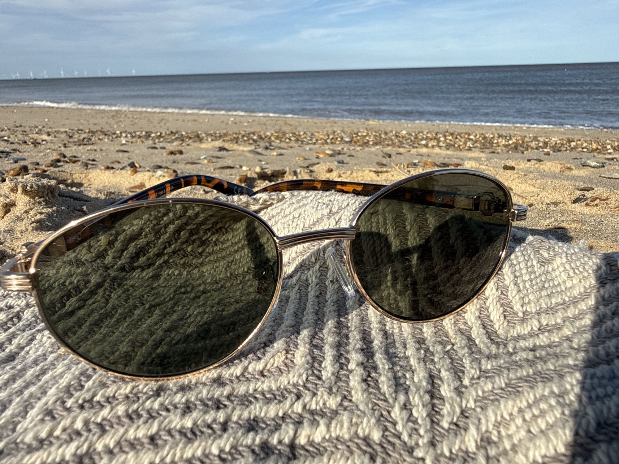 Lazy summer afternoon on Great Yarmouth beach