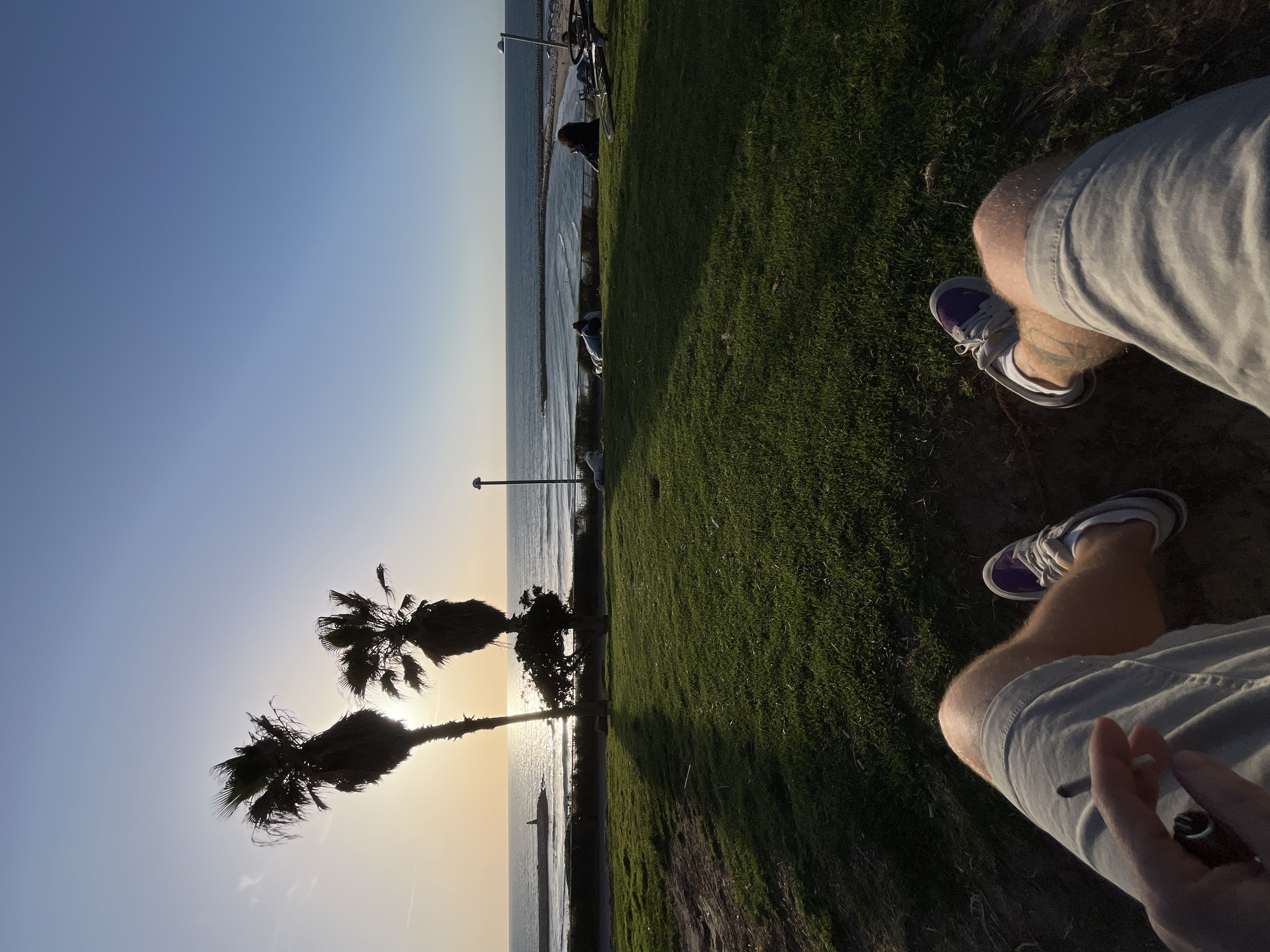 Tel Aviv residents document sunset and street scenes
