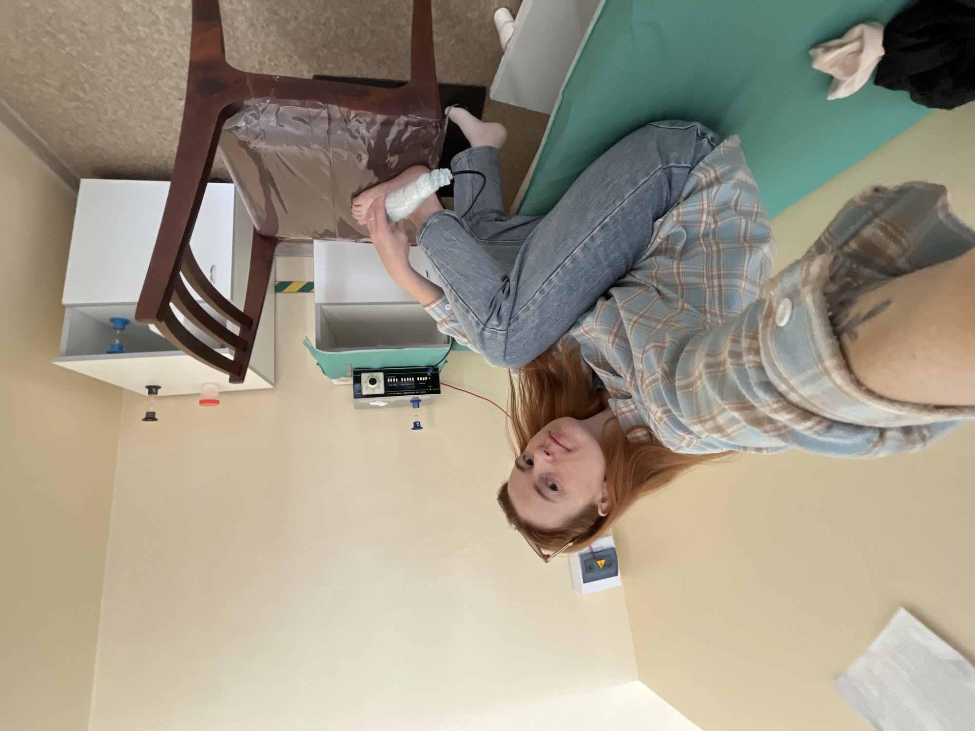 Woman documented in multiple locations across Chaikovsky, Russia