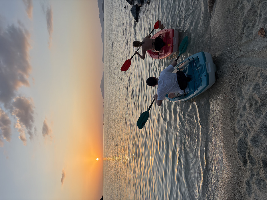 Thai island memories capture sunset kayaking and beach scenes