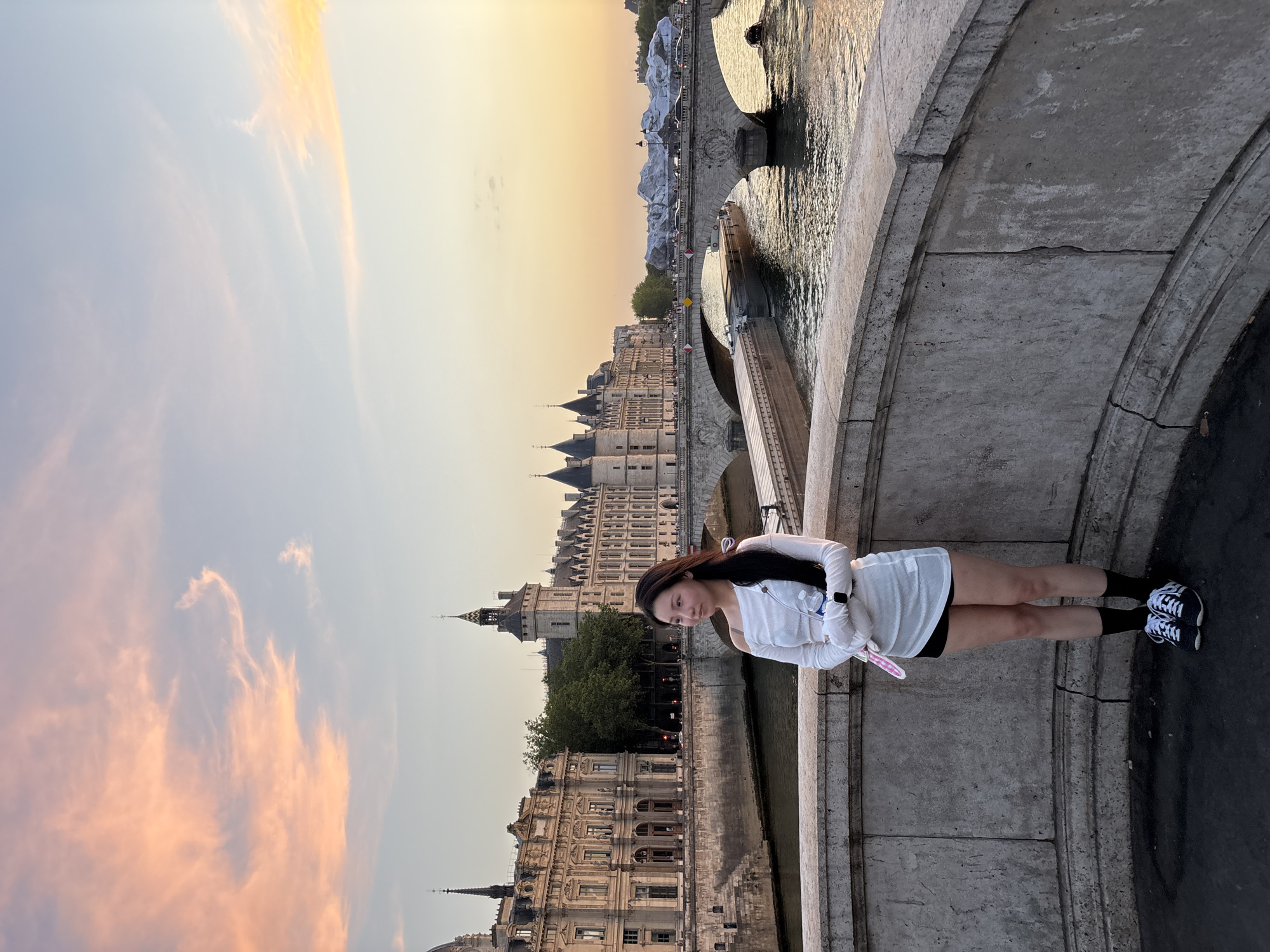 Notre Dame and the Seine on a summer evening in Paris