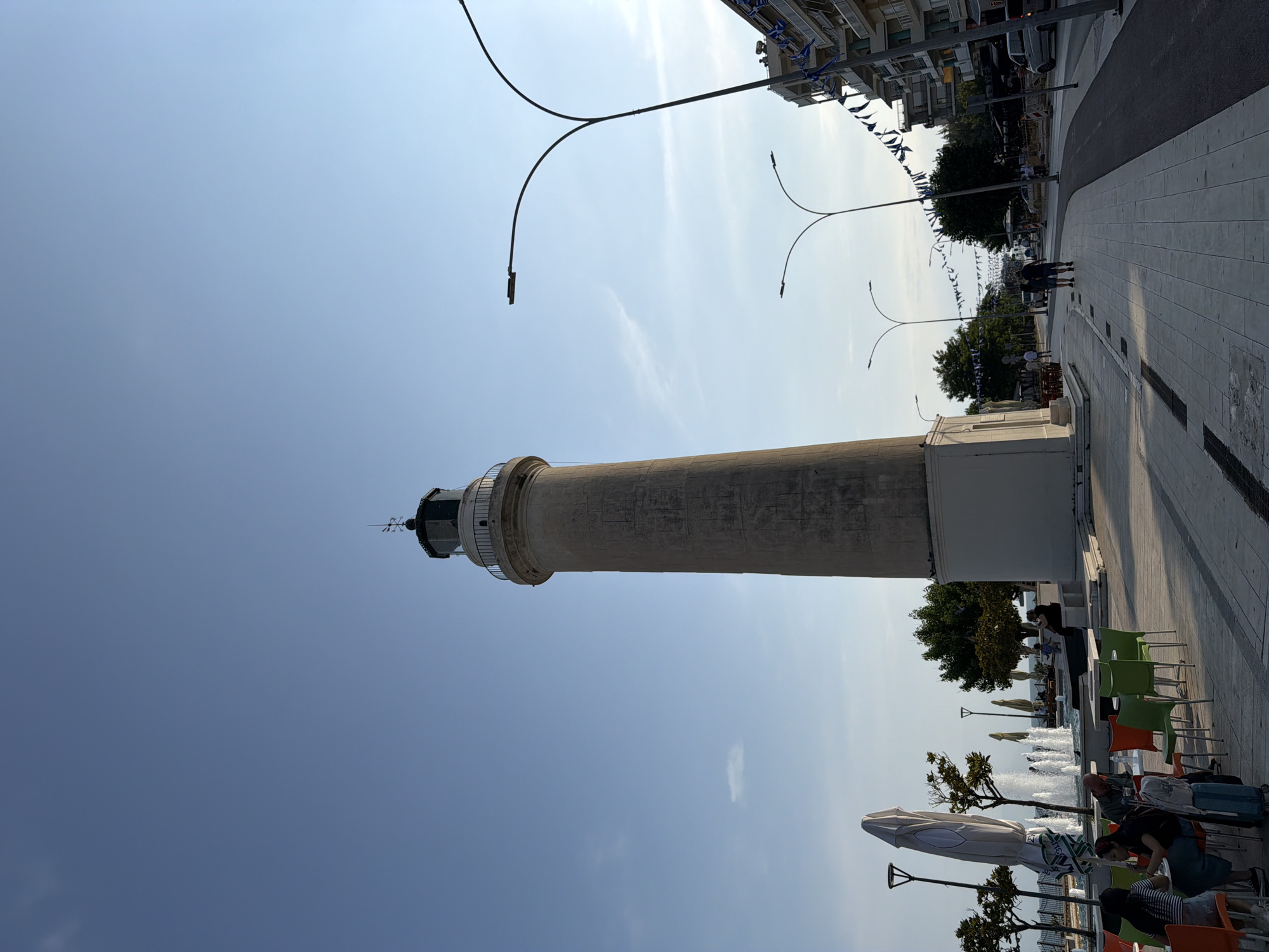 Lighthouse and promenade scenes captured in Alexandroupolis, Greece