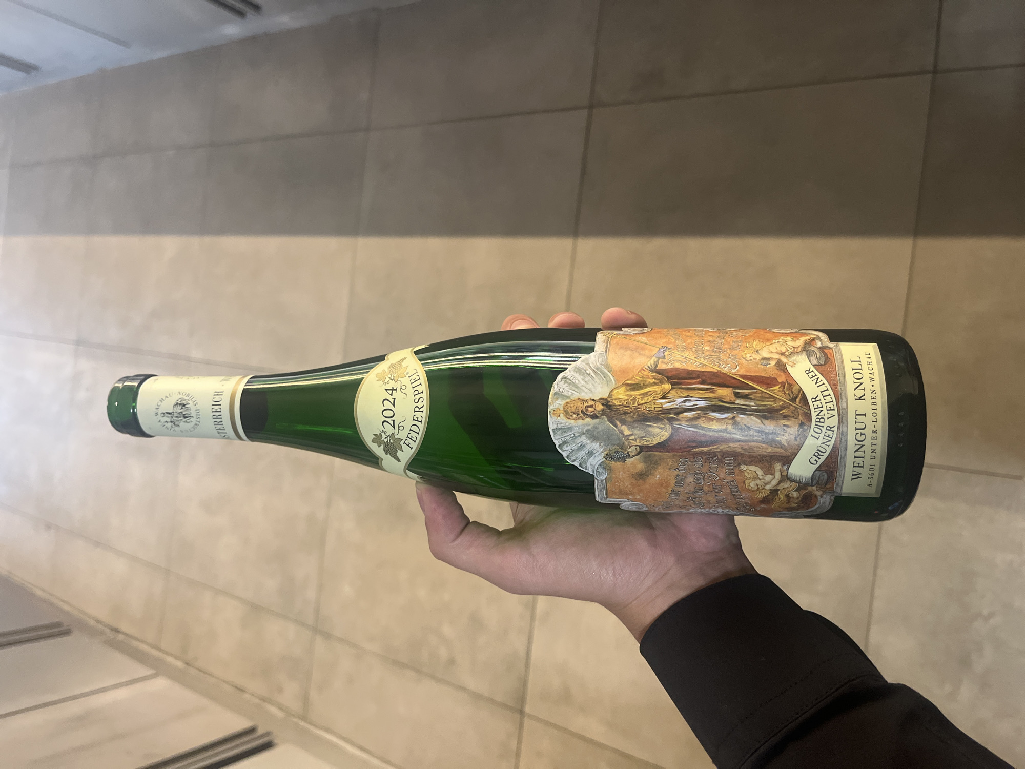 Wine service preparations documented at Sofia restaurant kitchen
