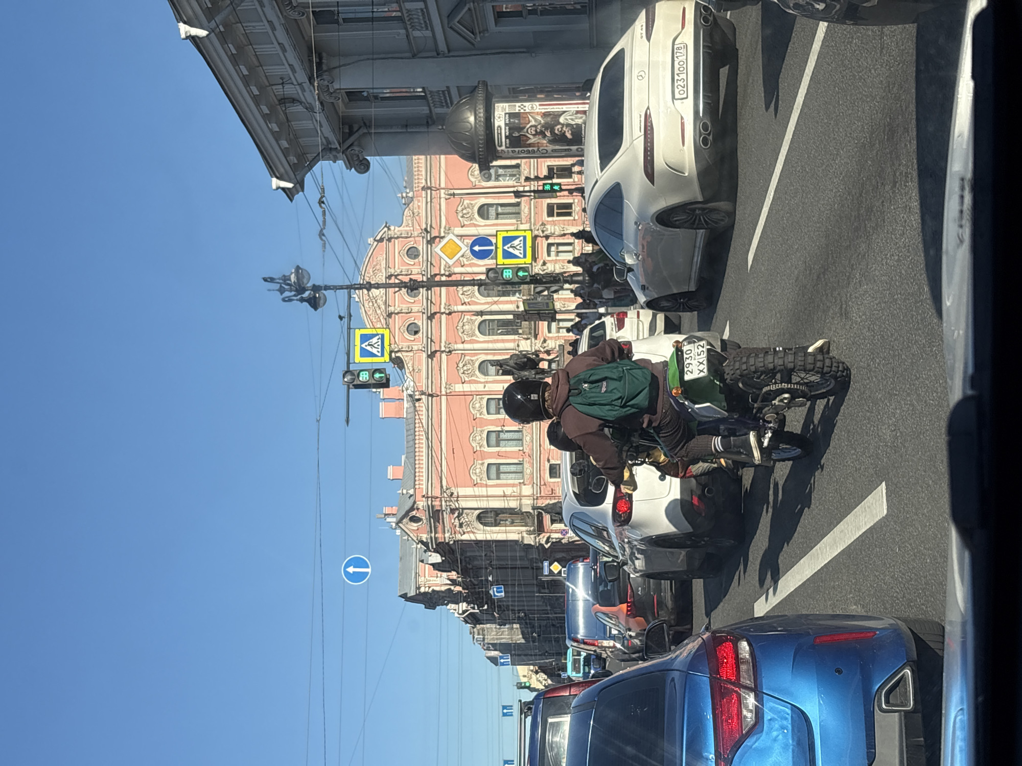 Sunny afternoon boat activity documented across Saint Petersburg waterways