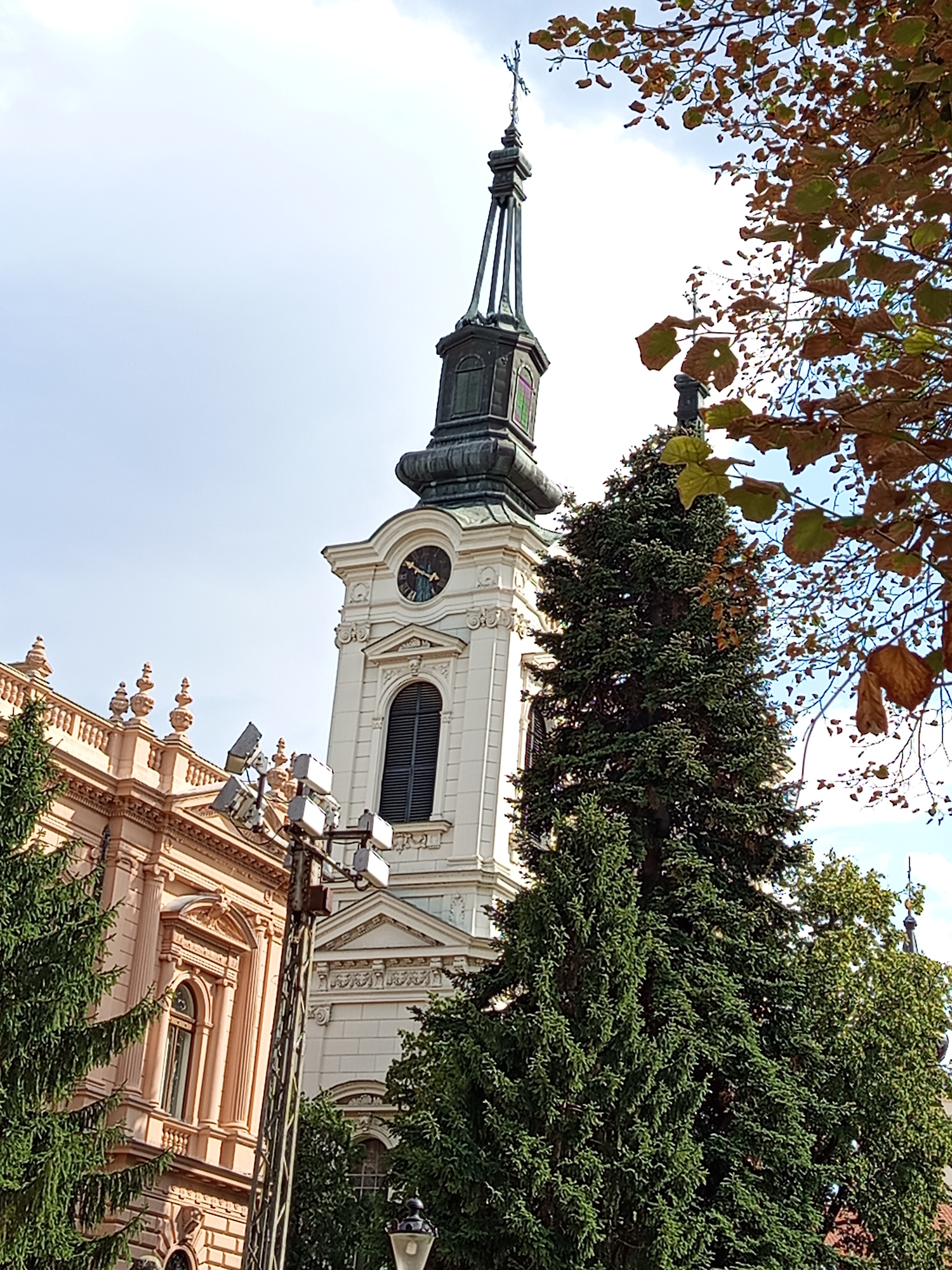 Historic civic and religious landmarks in central Sremski Karlovci