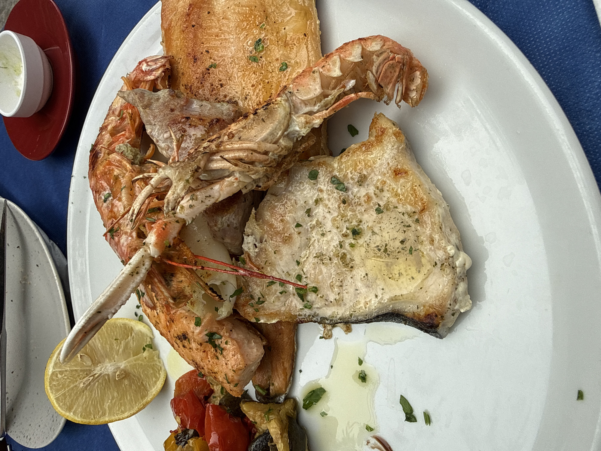 Lakeside seafood lunch and a stroll in Malcesine