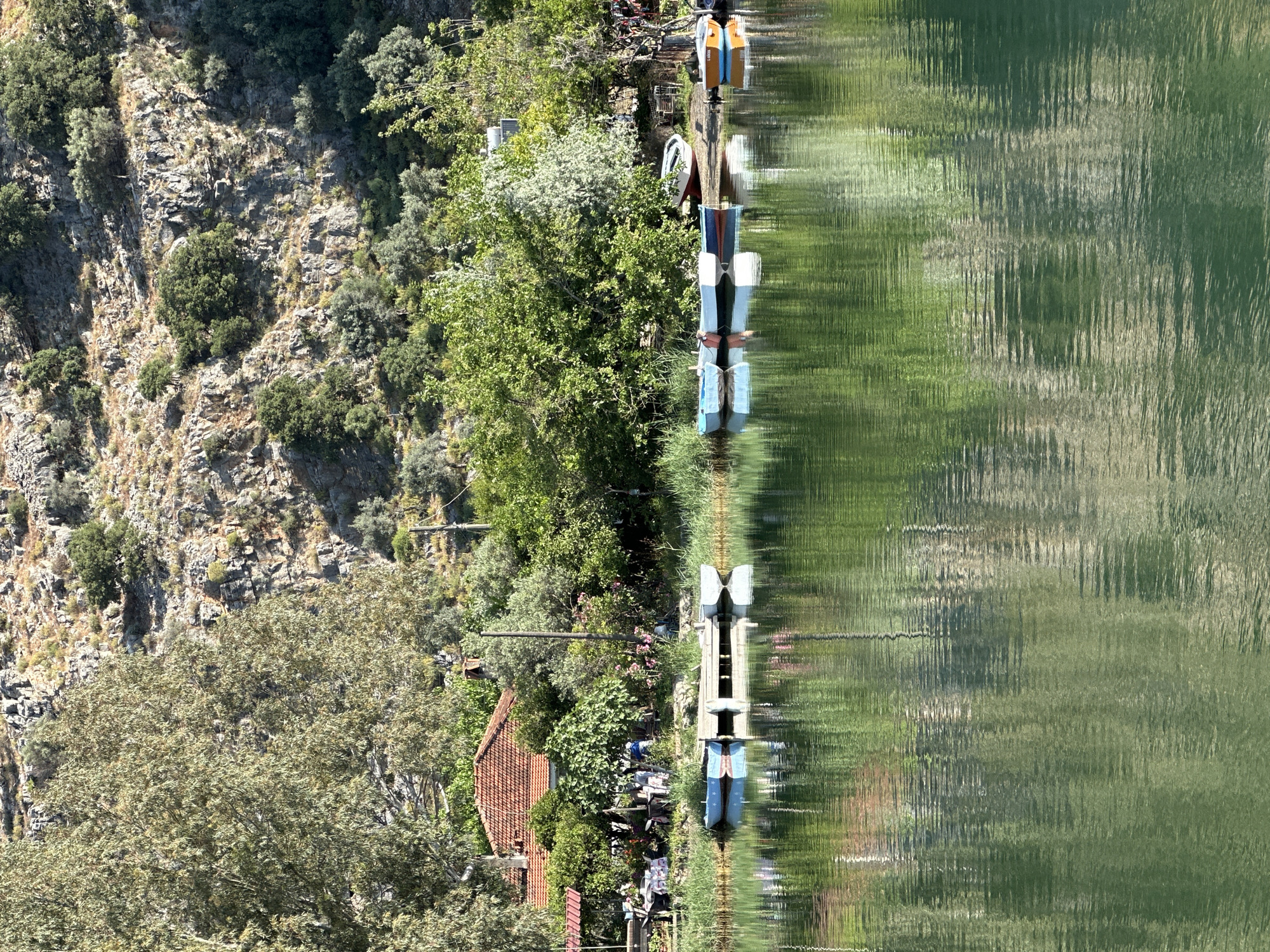 Trail running event held in Ortaca, Turkey near Dalyan waterfront