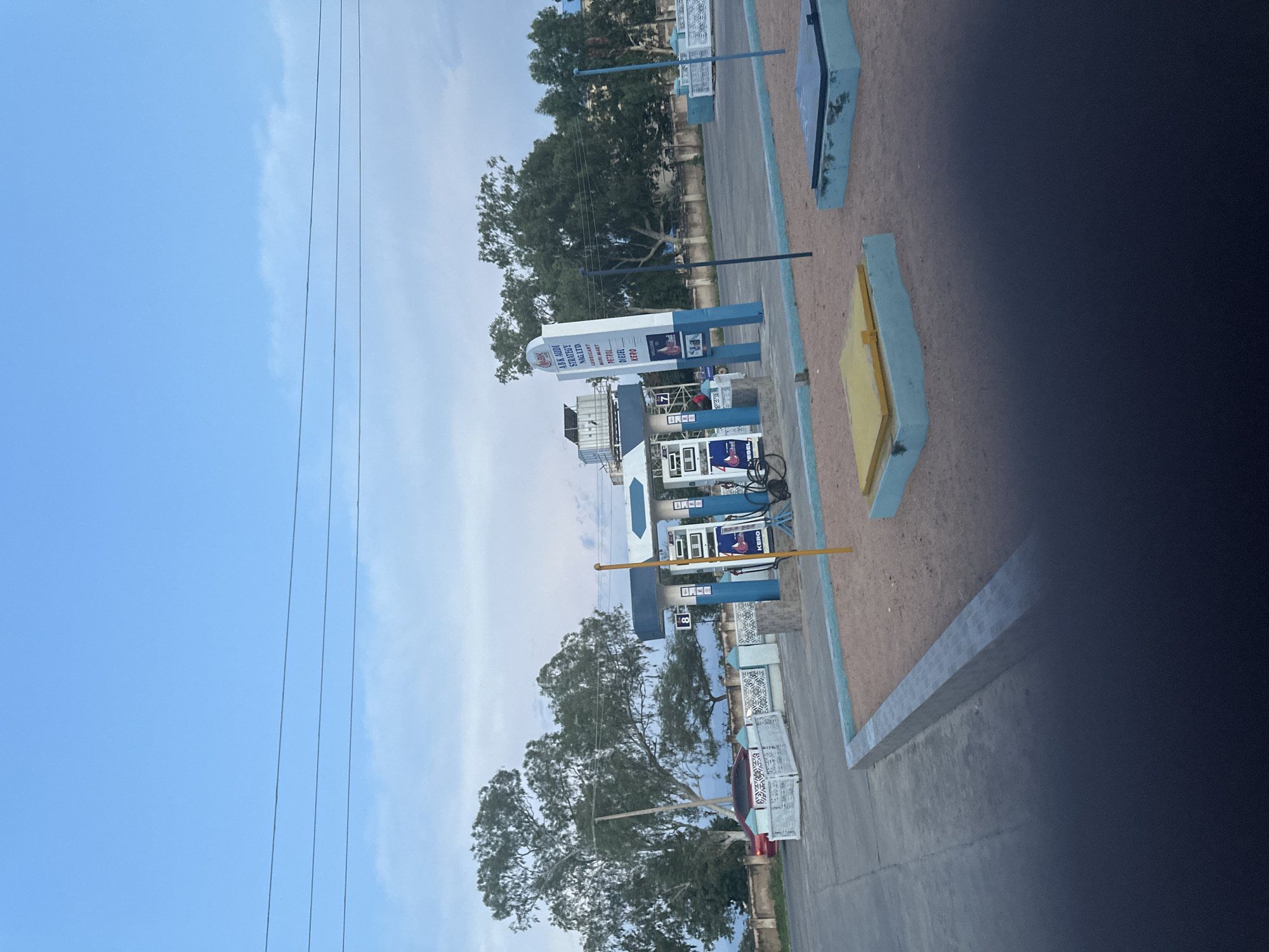 Street-level scenes from Jalingo, Nigeria on a late afternoon