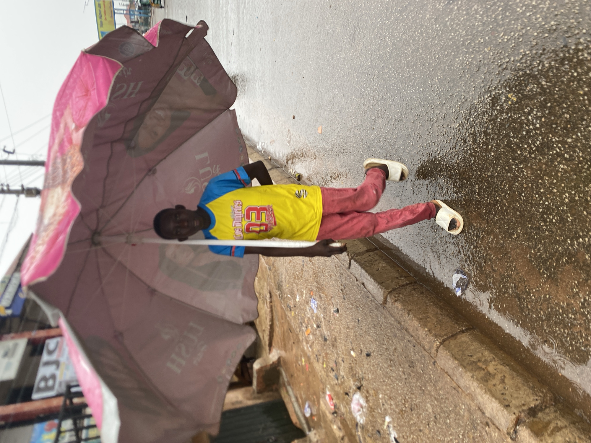 Morning rain scenes documented across Bukuru, Nigeria streets