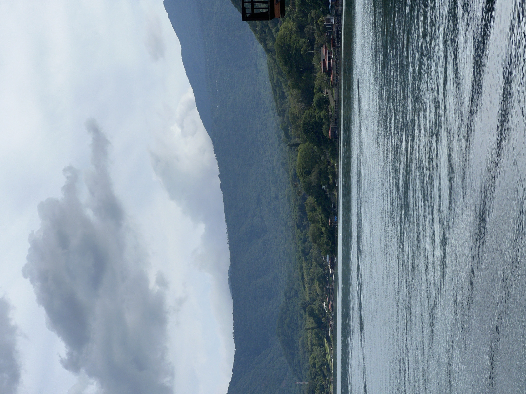 Evening lake views captured in El Salvador mountains
