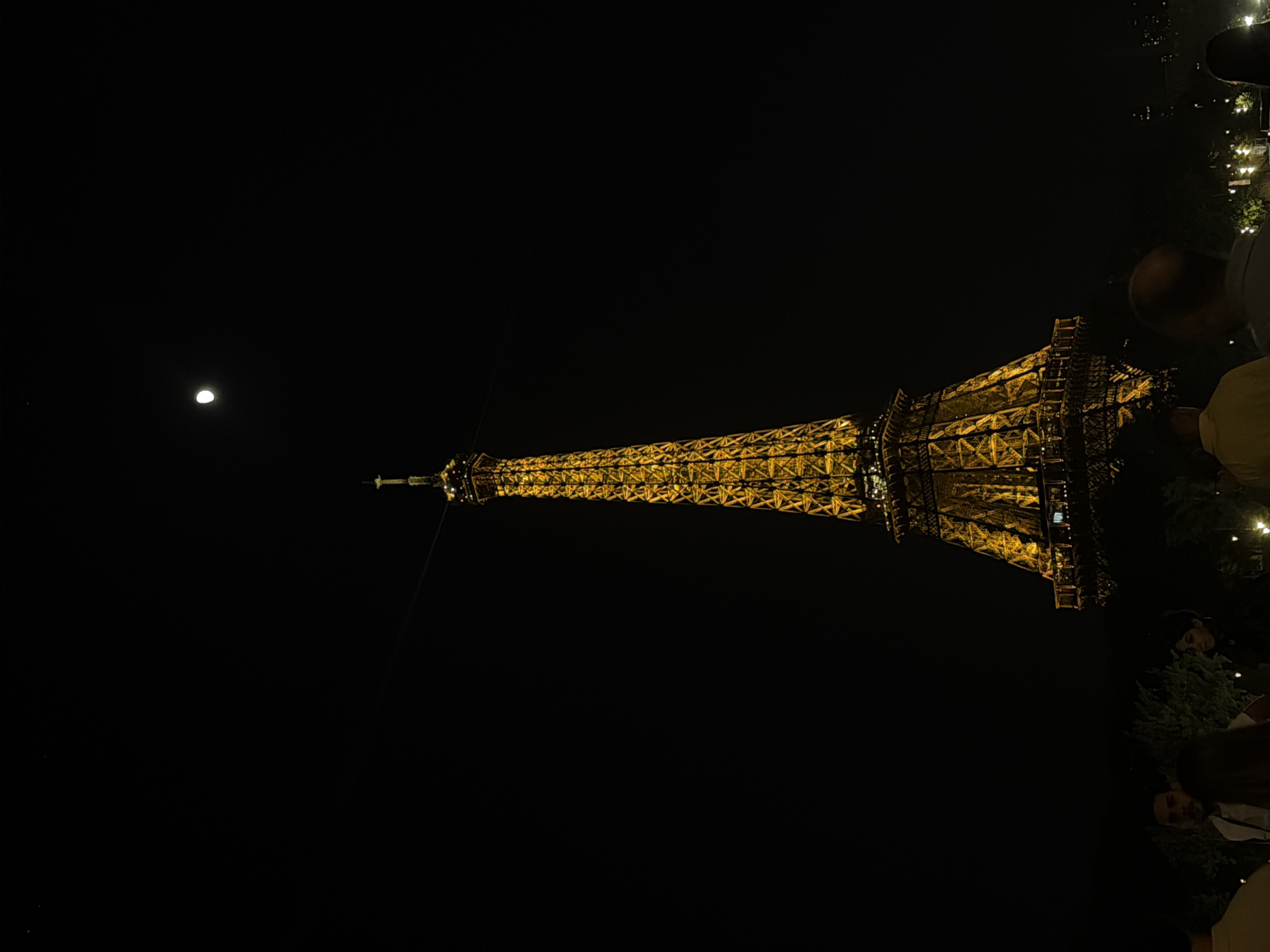 Evening moments captured across Paris landmarks and streets