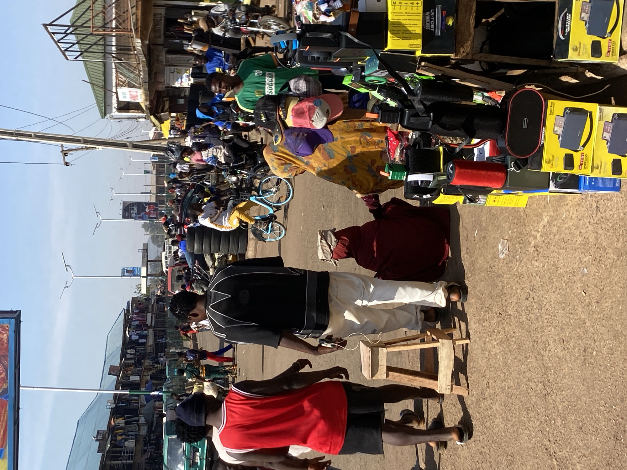 Morning street life documented in Bukuru, Nigeria