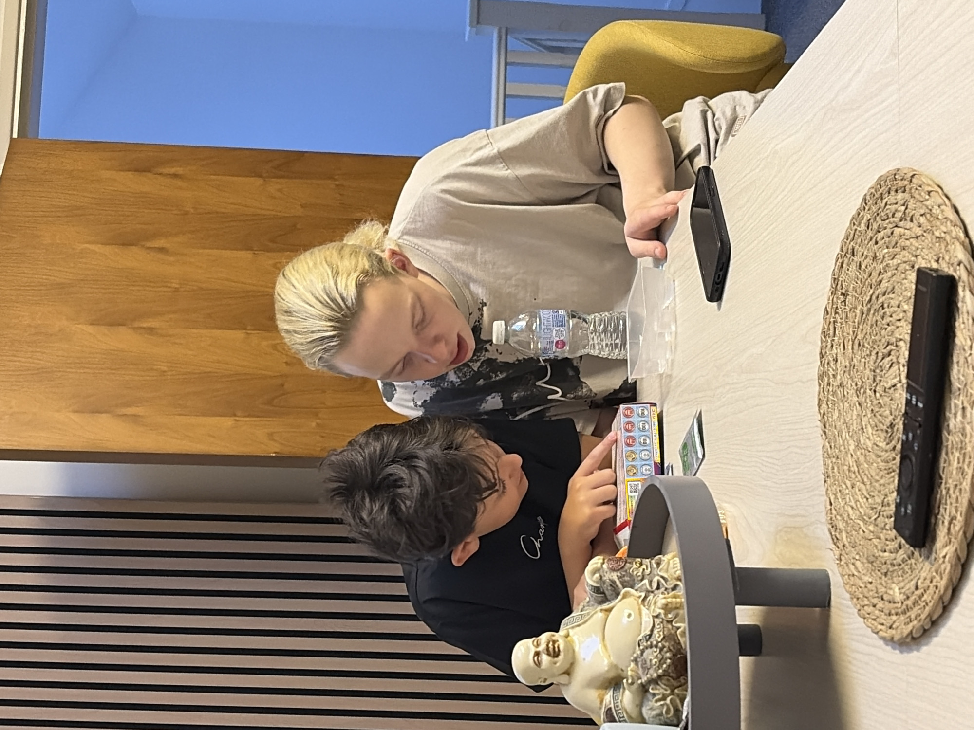 Family dinner with dog observed in Salford home