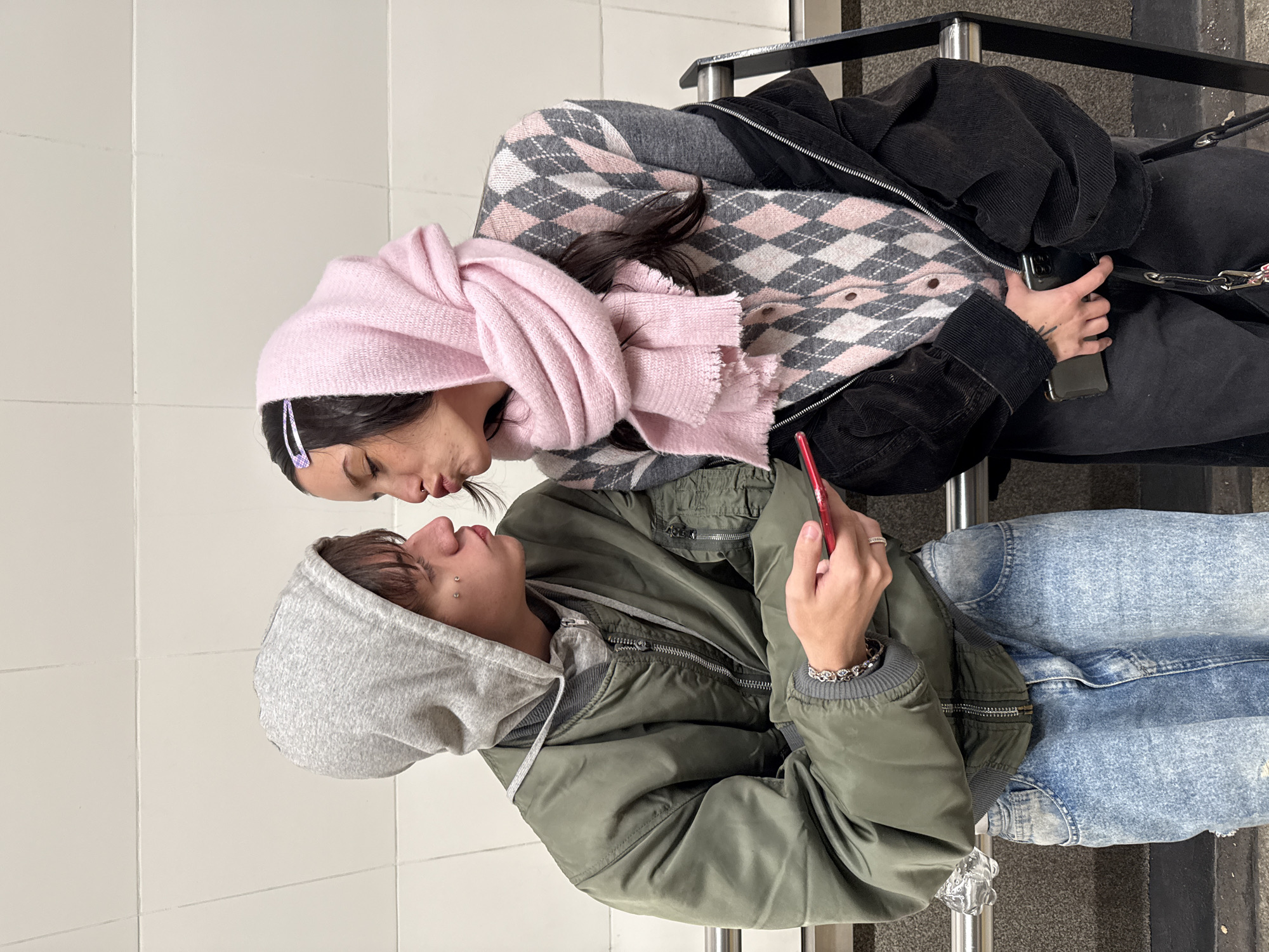 Buenos Aires subway passengers documented during evening commute