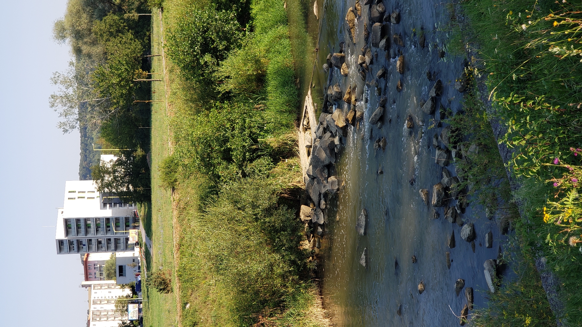 Riverside walk along Prešov's Sekčov and Torysa rivers