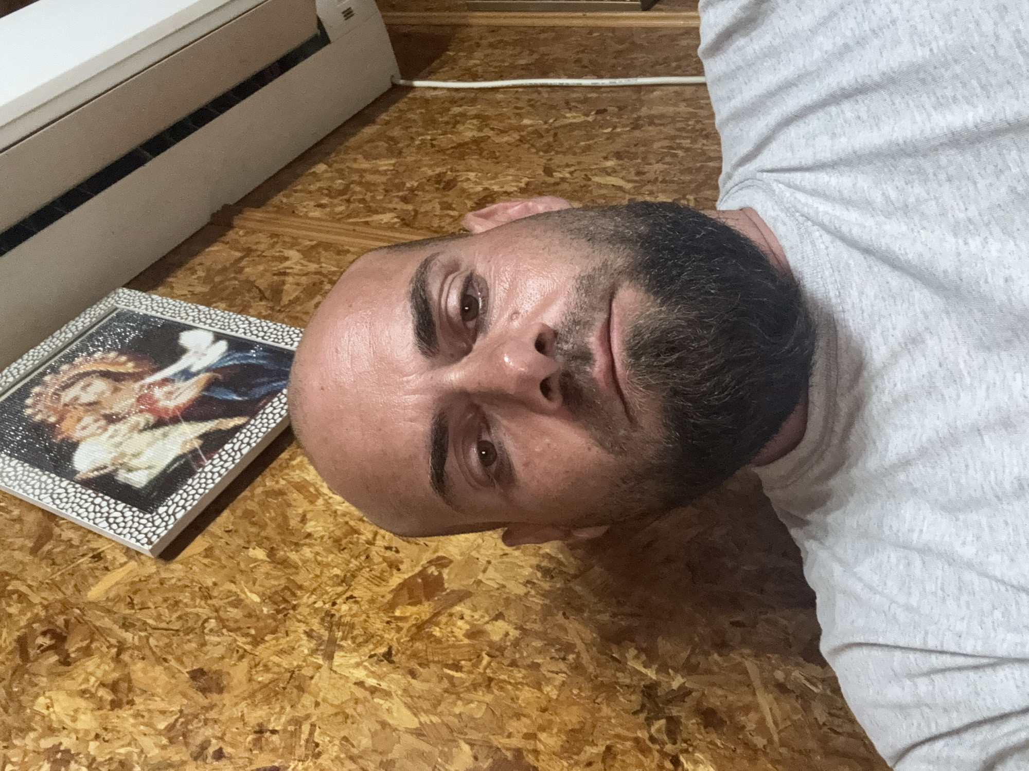 Domestic life documented in Bulgarian home during evening hours