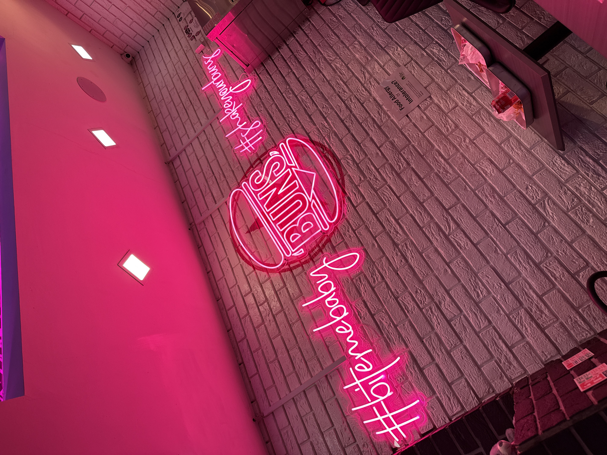 Customer visits Buns Burgers restaurant in Nottingham evening