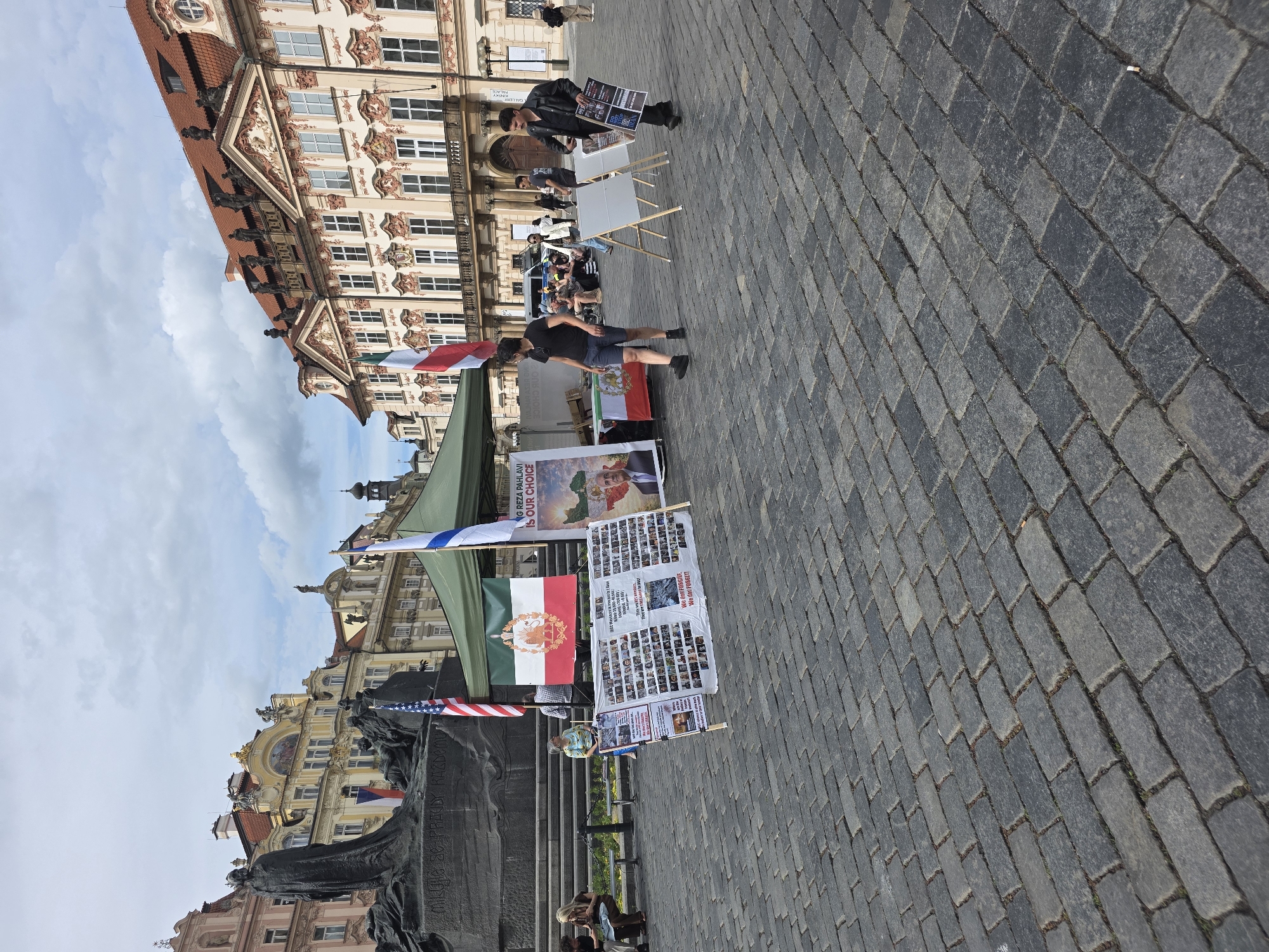 Prague Old Town Square daily life documented by witnesses