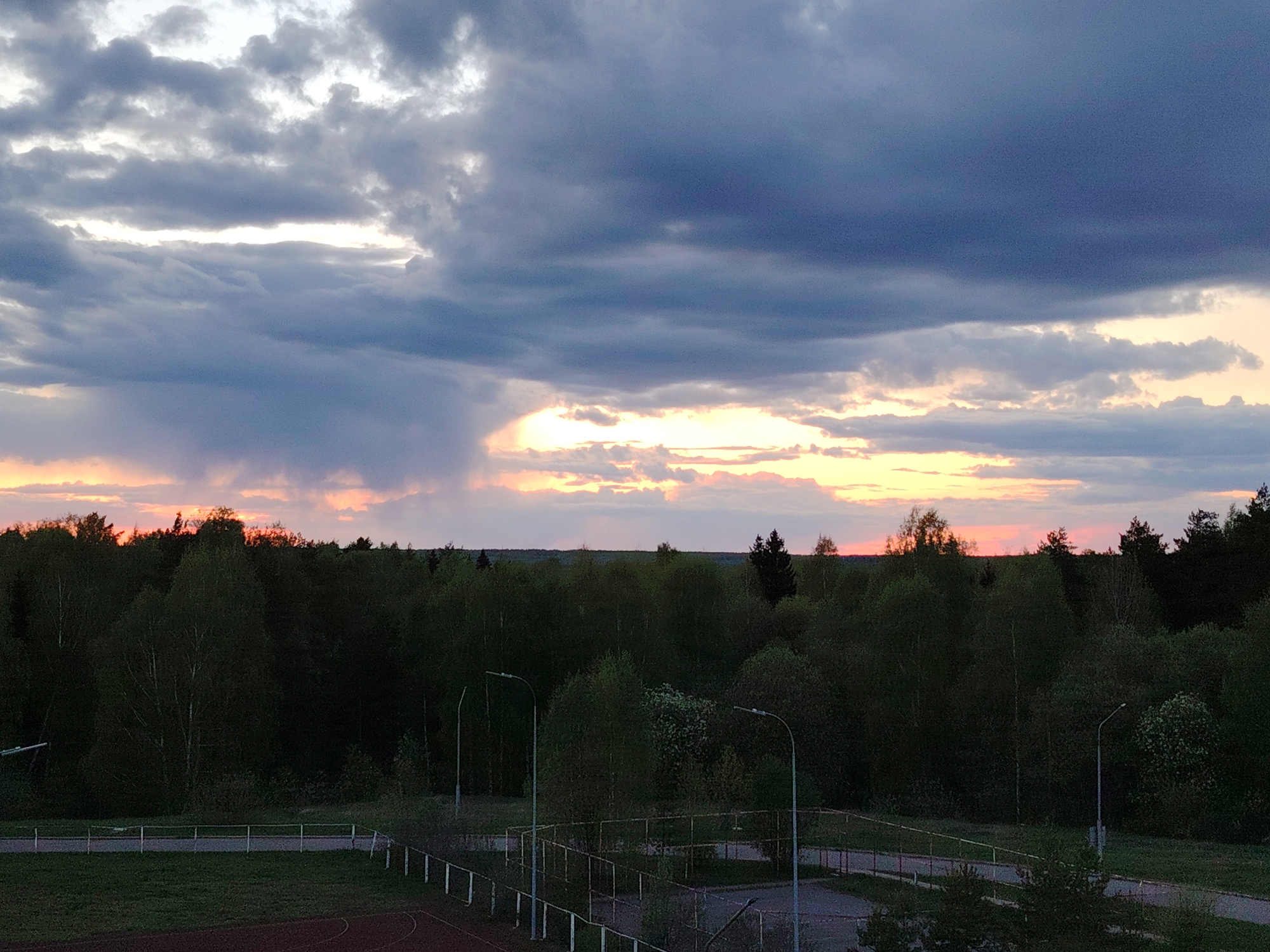 Spring Evening Life Documented in Марковский, Russia