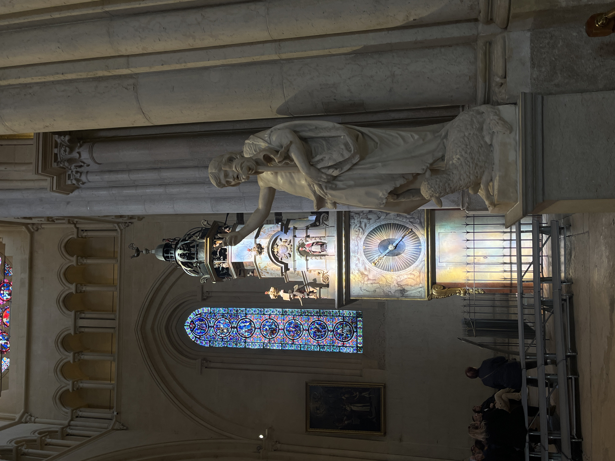 Lyon Cathedral's astronomical clock photographed by visitor