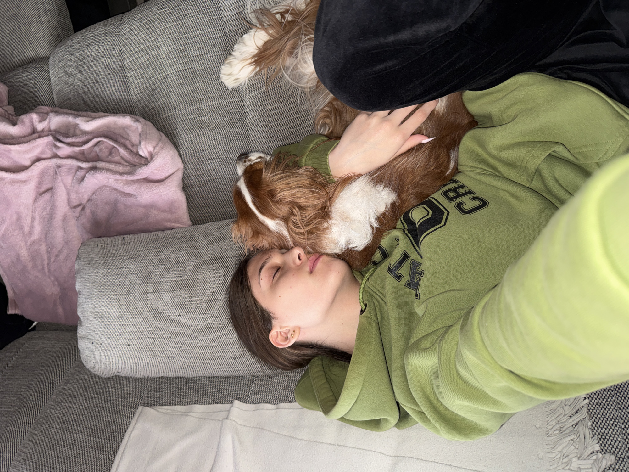 Quiet afternoon moments with pets and selfies in Sofia