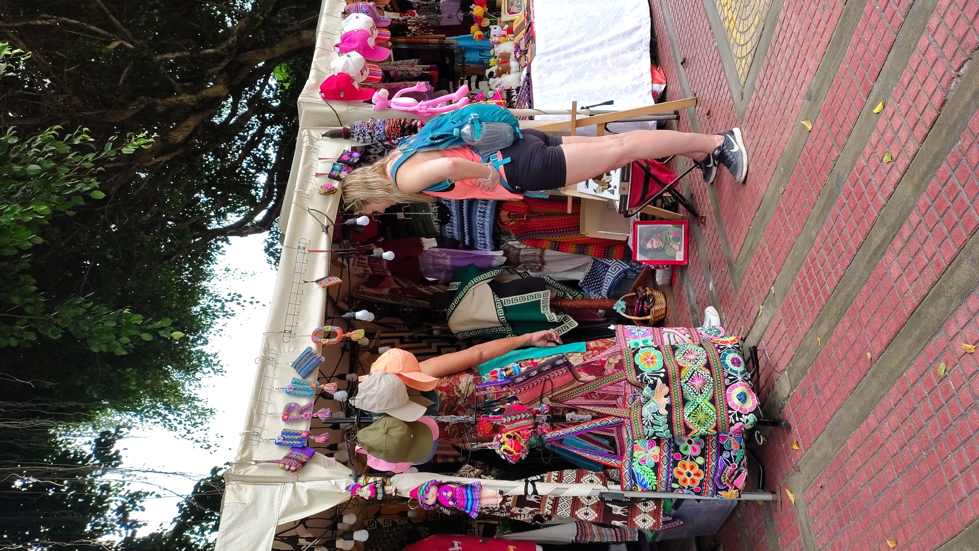 Afternoon market activity documented in Barranco, Peru