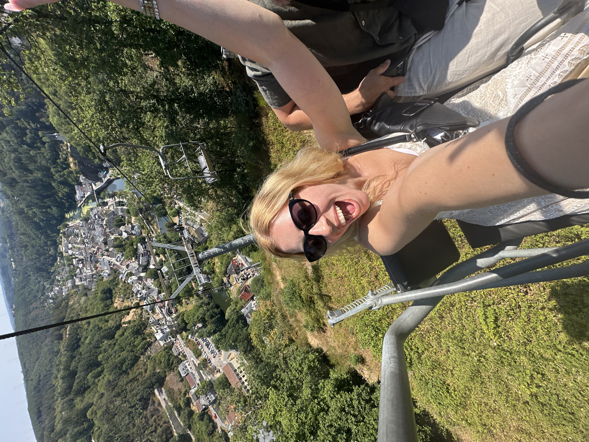 Medieval festival day at Vianden Castle, Luxembourg